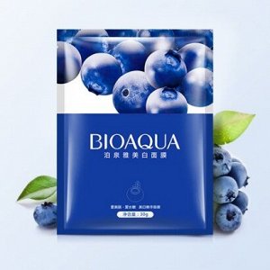 УВЛАЖНЯЮЩАЯ МАСКА  "BIOAQUA" С ЭКСТРАКТОМ ЧЕРНИКИ WONDER, 30 г