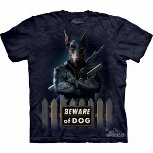 3д футболка Beware of DOG