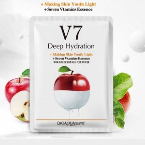 Витаминная маска «BIOAQUA» V7 с экстрактом яблока, 30 г