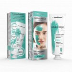 Compliment Green mask Расслабляющая крио-маска для лица АнтиАкне и Матир-ние ЗЕЛЕНАЯ 80мл