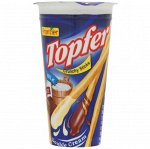 Бисквитные палочки &quot;TOPFER&quot; с шоколадным и молочным кремом, ТМ &quot;Frontier&quot;, 40 гр.