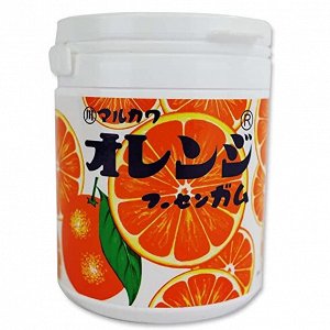 Жевательная резинка Марукава "Апельсин" 130г (банка) 1/48 Япония