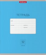 Тетрадь  12л клетка 46484 Классика Bright голубая Erich Krause {Россия}