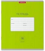 Тетрадь  18л клетка 46480 Классика Bright зеленая Erich Krause {Россия}