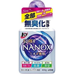 Гель для стирки "TOP Super NANOX" (концентрат для контроля за неприятными запахами) 400 гр