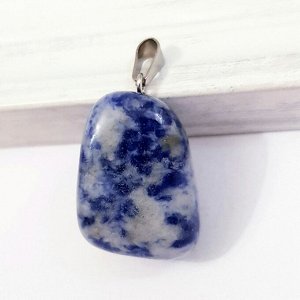 Кулон Синий содалит натуральный камень