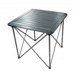 Стол Размер: 70х70х70см
Отличный реечный стол для природы. Размер оптимален на компанию из 2-4 человек.
Стол изготовлен из анодированного алюминия, которое защищает стол от царапин.
Удобно складываетс