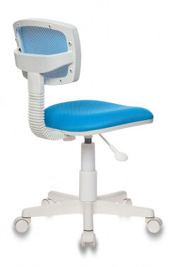 Кресло детское Бюрократ CH-W299 голубой TW-31 TW-55 крестовина пластик пластик белый