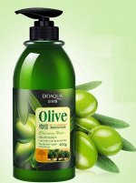 Кондиционер для волос BIOAQUA OLIVE Увлажняющий, 400г, Масло оливы выравнивает структуру волоса, питая их изнутри, делая гладкими, шелковистыми и блестящими