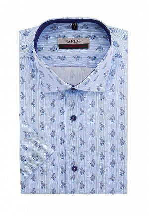 Сорочка мужская короткий рукав GREG 223/101/202/Z/1