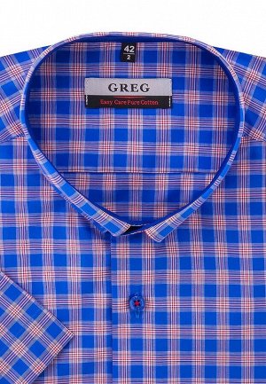 Сорочка мужская короткий рукав GREG 265/101/699/Z/b/1