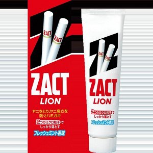 Зубная паста "Zact" для устранения никотинового налета и запаха табака