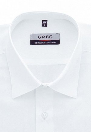 Сорочка мужская длинный рукав GREG 100/399/WHITE/Z