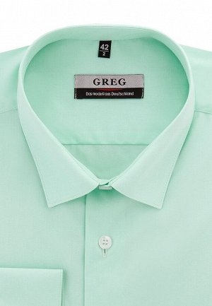 Сорочка мужская длинный рукав GREG 410/139/FR MINT/Z