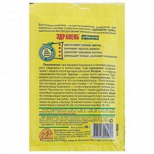 Удобрение Здравень турбо для георгинов и лука, цв. пакет, 30 г