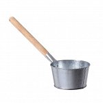 Ковш банный 1,5 л, с деревянной ручкой