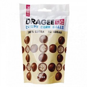 Шарики кукурузные в шоколаде CHIKALAB Dragee - 120 гр