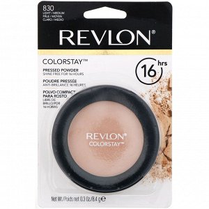 Revlon, Компактная пудра Colorstay, оттенок 830 светлый/средний, 8,4 г