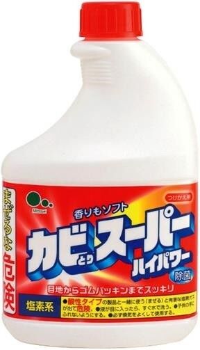 050053 "Mitsuei" Мощное чистящее средство для ванной комнаты и туалета с возможностью распыления (запасная бутылка) 0.4л 1/20