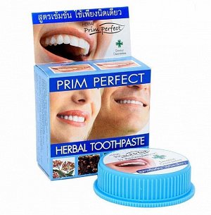 Зуб. паста Отбеливающая  "Травяная"
PRIM PERFECT 
25 гр