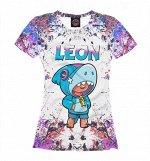 Футболка для девочек Leon Shark RPG-540826-fut-1