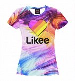 Футболка для девочек Likee LIK-133062-fut-1