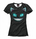 Женская футболка Кот CAT-299662-fut-1