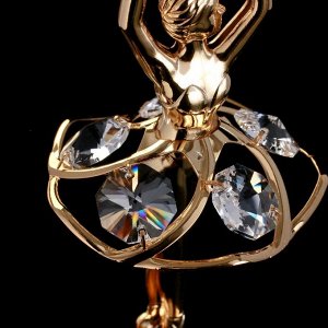 Сувенир с кристаллами Сваровски "Балерина" 11,9х5,5 см