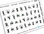 STIKERS - НАКЛЕЙКИ С ЛИПКИМ СЛОЕМ