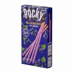 POCKY Печенье "Палочки голубика [BLUEBERRY]", 41гр., 1*40 Арт-11345