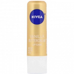 Nivea, Lip Care, Vanilla Buttercream, 0.17 oz (4.8 g)