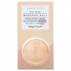 Sunday Rain, Feel Deep, Massage Ball, Himalayan Salts, 5.3 oz (150 g)