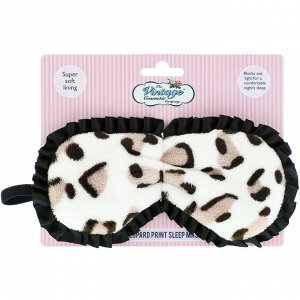 The Vintage Cosmetic Co., Leopard Print Sleep Mask, 1 Count