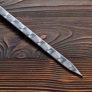 Шампур узбекский 61см, деревянная ручка, (рабочая часть 40см/1,4см)