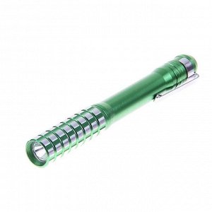 Фонарик ручной "Клетка", 1 LED, крепление на ремень, 2 АА, микс, 1.5х13 см