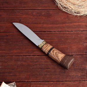 Нож охотничий "Гуннар", в чехле, 23 см, лезвие с узором