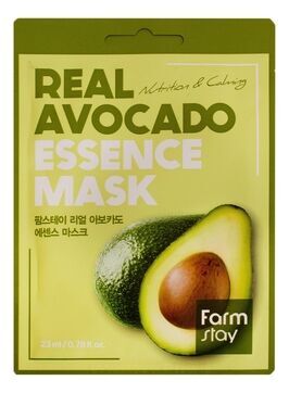 Farm Stay Real Avocado Essence Mask Тканевая маска для лица с экстрактом авокадо