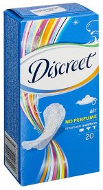 DISCREET Женские гигиенические прокладки на каждый день Air Multiform Single 20шт