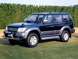 Ковры салонные 3D Toyota Land Cruiser Prado 95 7 мест (5 дверей) (1996 - 2002) правый