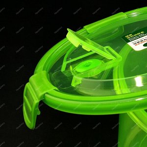 Контейнер Green - day 1250ml, круглый, пластиковый, для продуктов.