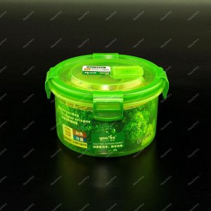 Контейнер Green - day 600ml, круглый, пластиковый, для продуктов.