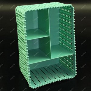 Корзинка-органайзер, пластиковая, на 4 ячейки, для  для хранения домашних мелочей.