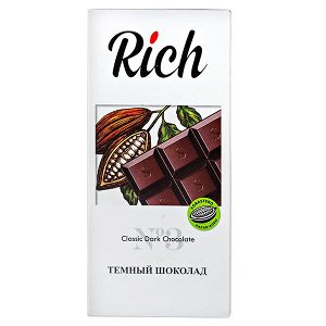 Шоколад RICH Темный 70 г 1уп.х 10шт.
