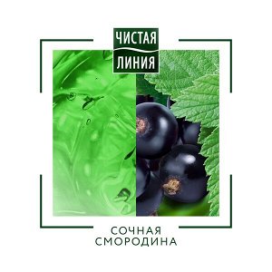 Чистая Линия гель для душа Пробуждающий для всей семьи на натуральной основе, смородина и ледниковая вода 750 мл