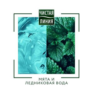 Чистая Линия FOR MEN гель для душа 3в1 Nord Ультрасвежесть мята и ледниковая вода 400 мл
