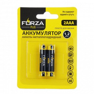 Аккумулятор Forza Ni-Mh 600mAh AAА 2шт в блистере 1,2В