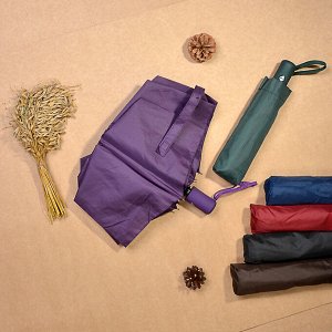 Зонт универсальный, автомат, сплав, полиэстер, 53см, 8 спиц, 4-6 цветов