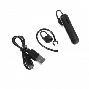 Bluetooth-гарнитура Hoco E36 Free sound business, вкладыш, моно, BT v4.2, 70 мАч, черная