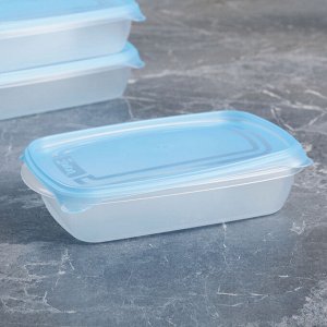 Набор контейнеров Darel plastic «Трио», 3 шт, 700 мл, цвет МИКС