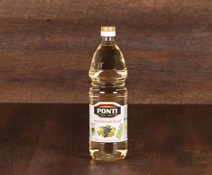 Уксус винный белый 6% PONTI, 1 л